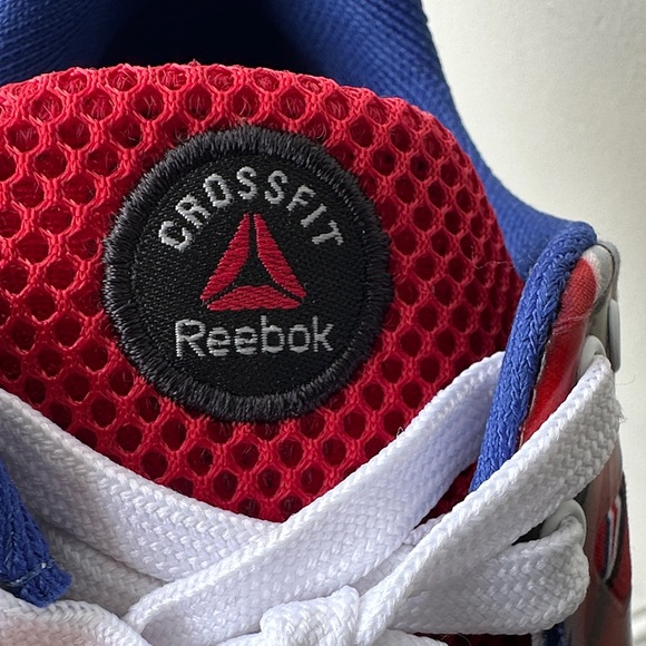 Reebok Red and Blue Graphic Sneakers - Picture 5 of 10